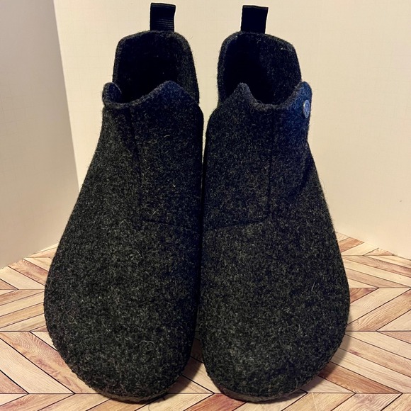 Birkenstock Andermatt High Slipper US 10 EU 43 Regular Anthracite Wool Shearling main image 6